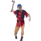 Zombiedvärg Maskeraddräkt M