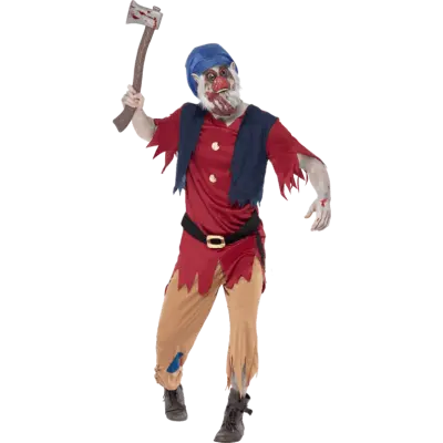 Zombiedvärg Maskeraddräkt M