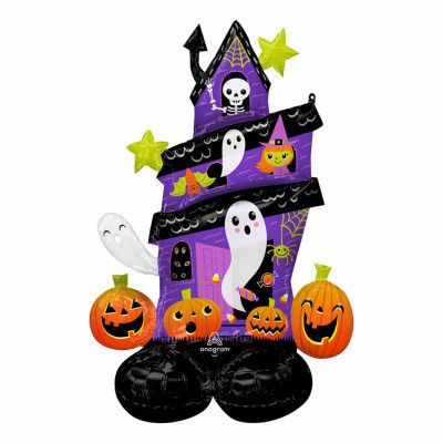 AirLoonz Haunted House Folieballong