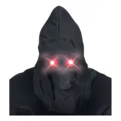 Ansiktslös Mask med Lysande Röda Ögon - One size