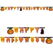 Banderoll Happy Halloween 220 cm