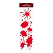 Röda Blodfläckar Halloweendekor