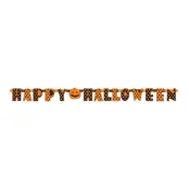 Bokstavsgirlang Happy Halloween Pumpa