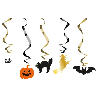 BoOo Halloween Hängande Dekoration 5st