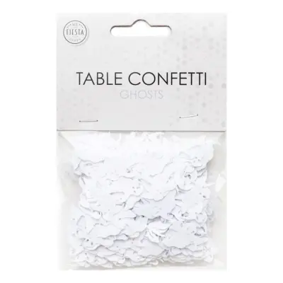 Bordskonfetti Spöken Vita