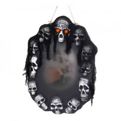 Dödskallespegel med Ljus