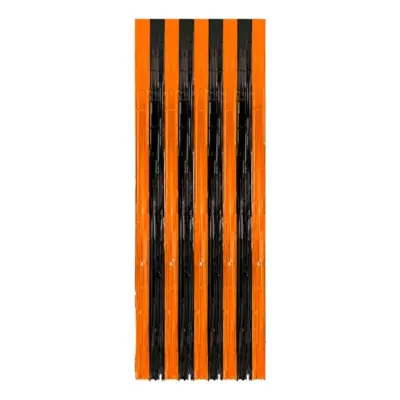 Dörrdraperi Halloween Svart/Orange