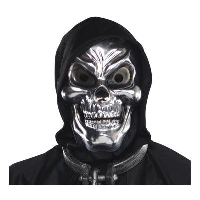 Döskalle Silver 3D-Mask - One size