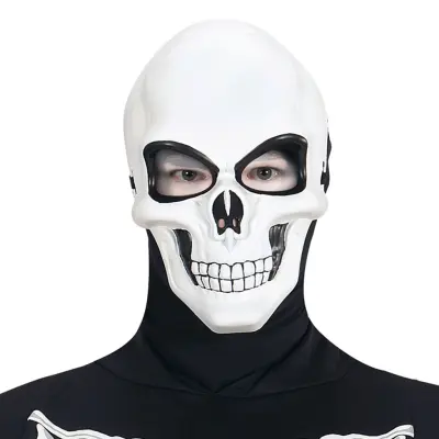 Döskallemask Vit - One size