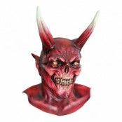 Djävul Mask med Horn - One size