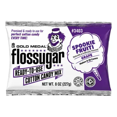 Flossugar Sockervaddsmix Spookie Fruiti - 227 g