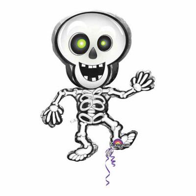 Folieballong Dansande Skelett