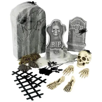 Gravplats Dekoration Halloween - 24 delar