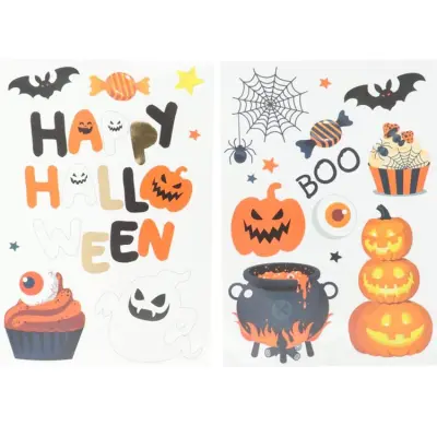 Halloween Fönsterdekoration 23st