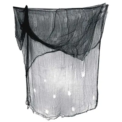 Halloween Tyg Svart 200x500cm