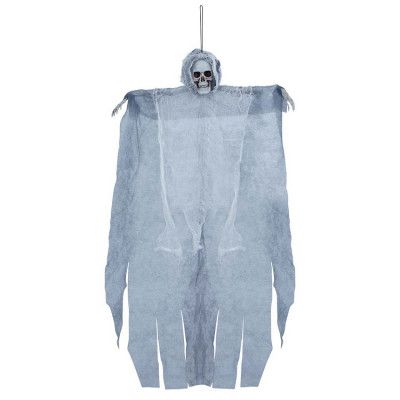 Halloweendekoration Grått Skelett 60cm