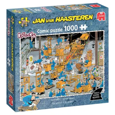 Jan van Haasteren Oldtimers Go Forth! Pussel 1000 bitar - Jan Van Haasteren -  Leksaksaffären
