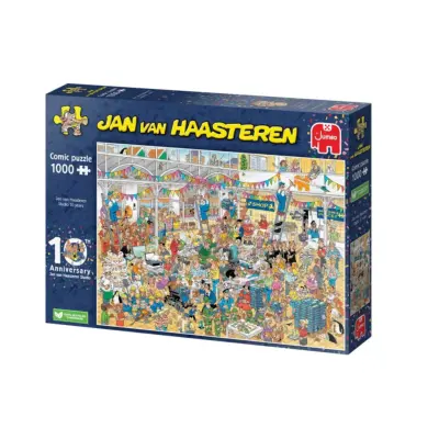 Jan Van Haasteren Studio 10 years Anniversary Pussel 1000 bitar - Jan Van Haasteren -  Leksaksaffären