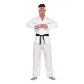 Karate Vit Maskeraddräkt - Large