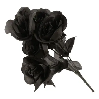 Konstgjord Blombukett Svart