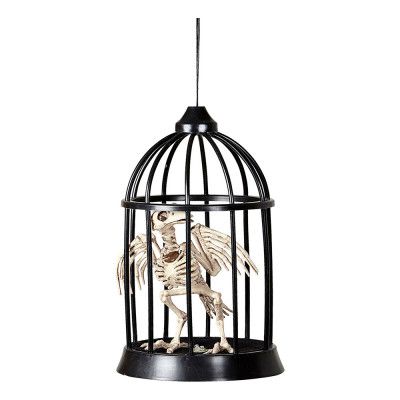 Kråka i Bur med Ljudsensor Prop