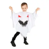 Läskig Spöke Poncho Barn Maskeraddräkt - One size