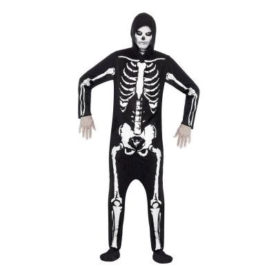 Läskigt Skelett Maskeraddräkt - Small