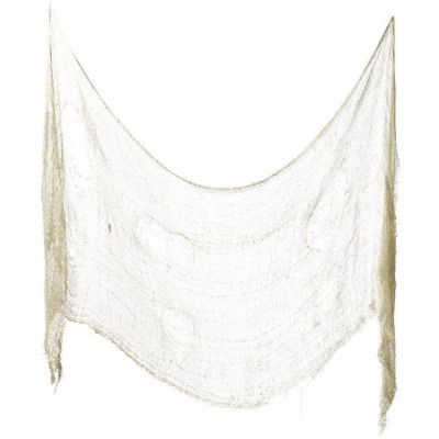 Läskigt Skynke Krämfärgat 75x300cm