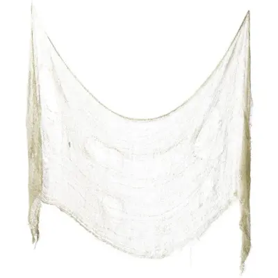 Läskigt Skynke Krämfärgat 75x300cm