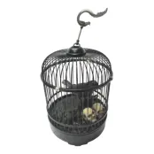 Animerad Korp i Bur med Ljud & Ljus