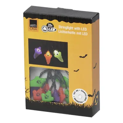 Ljusslinga Spöken Flerfärgade