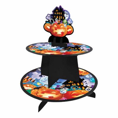 Muffinsställ Halloween Spökhus