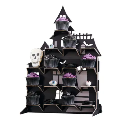Muffinsställ Spökhus