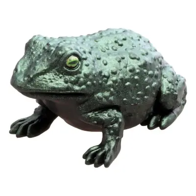 Padda Dekoration Iriserande Grön