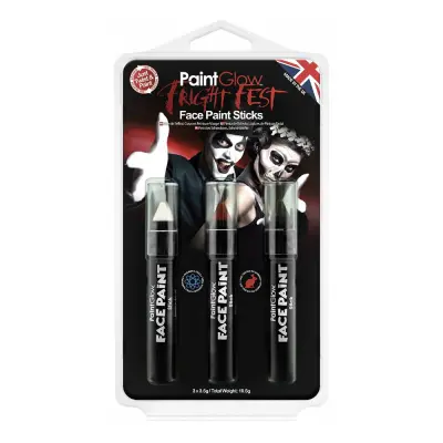 PaintGlow Fright Halloween Ansiktskritor
