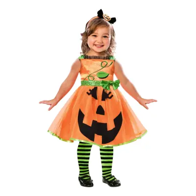 Pumpa Klänning Barn Maskeraddräkt - 24-36 månader