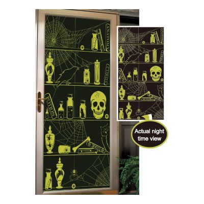 Självlysande Spökbibliotek Dörrdekoration