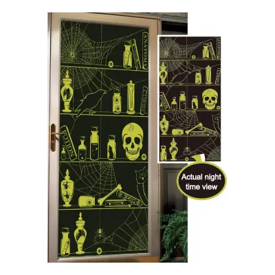 Självlysande Spökbibliotek Dörrdekoration