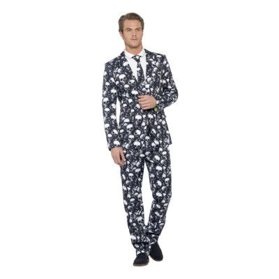 Skelett Kostym Maskeraddräkt - Large