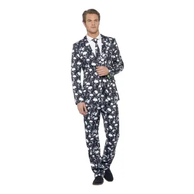 Skelett Kostym Maskeraddräkt - X-Large