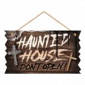 Skylt Haunted House
