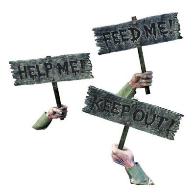 Skylt Varning Från Nedan