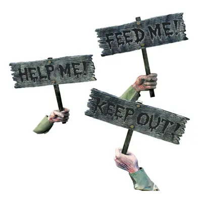 Skylt Varning Från Nedan