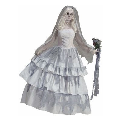 Spökbrud Deluxe Maskeraddräkt