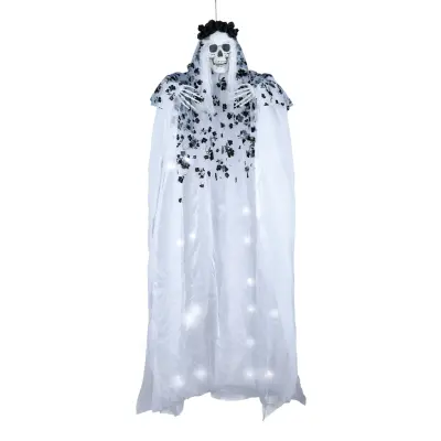 Spöke med Svarta Rosor med Ljus Prop