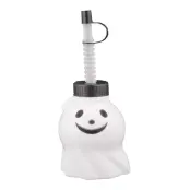 Spöke Plastbägare med Sugrör