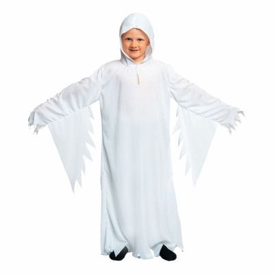 Spöke Vit Barn Maskeraddräkt - Small