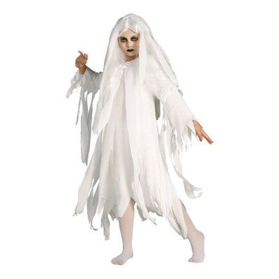 Spökflicka Barn Maskeraddräkt - Large