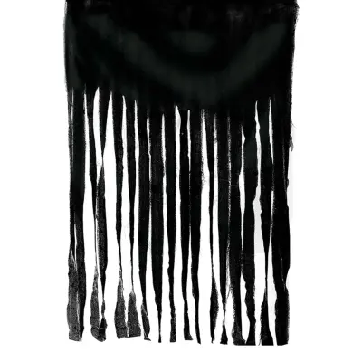 Dörrdraperi Spöklikt Svart