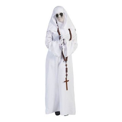 Spöknunna Vit Maskeraddräkt - Large